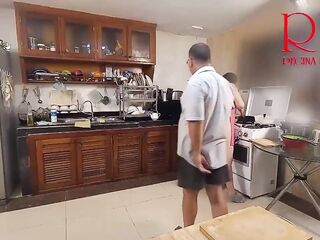 MORNING CHAOS IN KITCHEN. COMEDY NSFW STORY 284