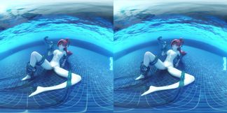 Yinlin underwater tentacled - VR 3D Porn