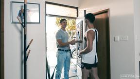 ”Finally I can fuck my landlord's handsome Son! - Brandon Anderson , Des Irez”