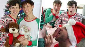 Dakota And Danny Stay On The Couch On Christmas Eve Expecting To See Santa &amp;their Gifts Tonight With Nicholas Ryder, Danny Shine And Dakota Lovell