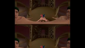 Harley Quinn's Steamy 3D VR Adventure in Paris With Horny Hentai Action