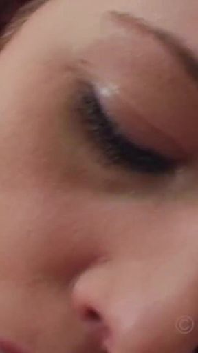 Katja gives nice blowy and swallows cum on her casting