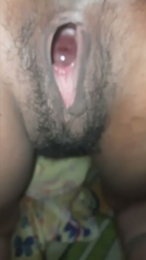 The brother-in-law massaged Babi and left her, measured the depth of Babi's relaxation and left her.   Clip 2