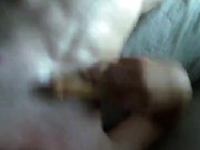 Rubbing My Dildo On My Freshly Pissed On Stomach