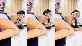 Your delicious black cock in my mouth