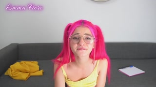 My slutty student psychoanalyzes my cock ( Virtual Sex) - Emma Fiore