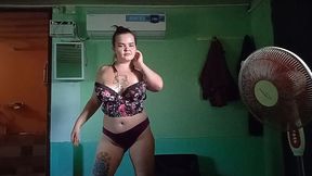 it s hot, but she is dancing and wants me to fuck her from behind