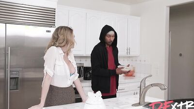 Horny Cougar Catches OF Roomie Jerking & Fucks Him - Gigi Dior - DFxtra