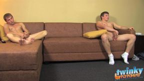 Twinkylicious ~ John & Mike Battle for First Cum!