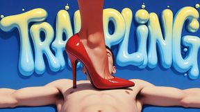 TRAMPLING - Heavy Platform Boots Crushing Chest and Groin Then Switching to Soft Bare Feet for Playful Dancing and Balancing on Your Body (Erotic Audio)