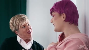 TRANS ANGELS - Rana Katana Fucks Benny Fox Against The Wall Until She Orgasms Inside Him