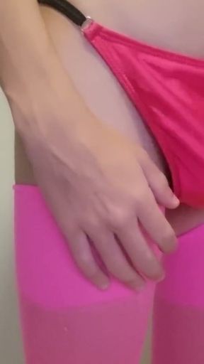 Boy Loves Hidding Panties Under His Underwear   Clip 1