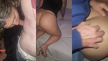 A gata loira e bunda grande faz a alegria dos homens famintos na balada