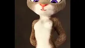 Judy Hopps Ignites Hot 3D Action with Busty Temptation and Untamed Lust