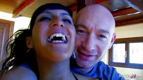 Step dad secretly licks and fucks Latina teen Nikita on vacation