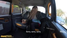 Wraps Her Gloves Around Cabbie's Cock
