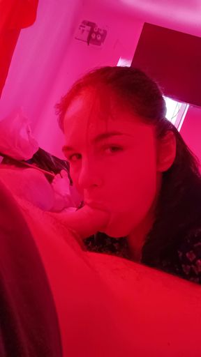 Stepdaughter Sucks My Dick at Night