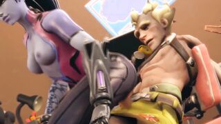 Overwatch Widowmaker 9 SFM  Blender 3D Anime Porn Compilation