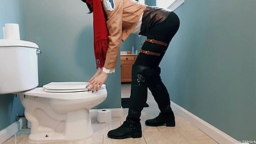 Mikasa Ackerman Peeing [Voyeur] Sage Eldritch