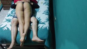 Indian porn with hindi audio sharing bed with Indian Bhabhi