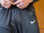 My morning workout: shaking my balls and penis
