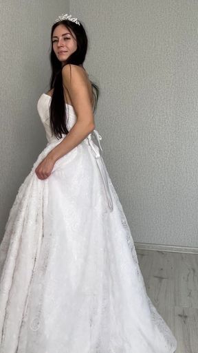 Bride Teases What's Under the Dress   Clip 1