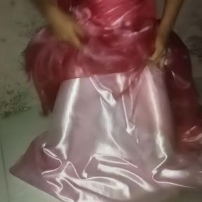 Pink Gown Cumshot