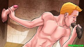 Glory Hole Action Heats Up in Jail: Intense Gay Blowjob Scene Behind Bars