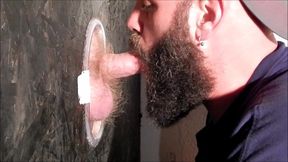 Adoring a Railing a Stream out of a Sizzling Ginger at the Gloryhole