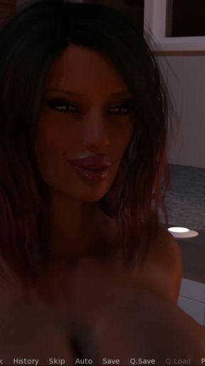 Thirsty for my Guest - I can't believe she wants me to teach her about sex   Clip 3