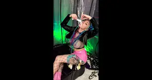 Cyberpunk babe gets fucked hard and her ass gaped