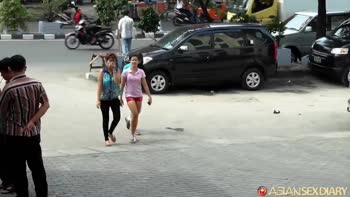 Busty Filipina's Big Dick Threesome Delight