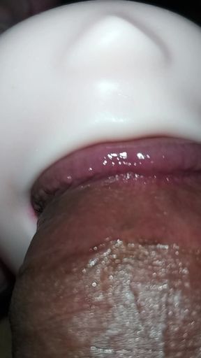 Close up blowjob and deepthroat with delicious kissing and sucking make me fly