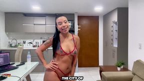 sam amor - thick booty latina tries anal for the first time latina porn casting