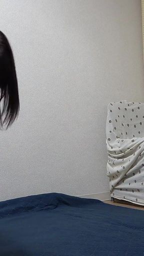 Boobs in Too Short Student Uniform. Thighs and Legs in Mini Skirt. Wedgie Thong Panties. Japanese Girl's Sultry Cleaning Room