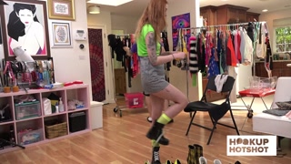 BTS - Megan Winters Shows Off Her Natural Charm Behind The Scenes!
