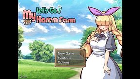 impregnate my harem farm [ breeding hentai game ] ep.18 slow sex for her very first time !