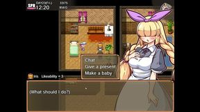 impregnate my harem farm [ breeding hentai game ] ep.18 slow sex for her very first time !
