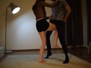 Ballbusting session - After a night out i made his balls blue