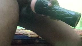 Orgasm by flashlight,  Fucking toy original feelings