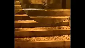 Guy caught peeing in the street