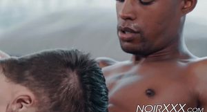 Jacen Zhu sticks his giant ebony penis in tight asshole