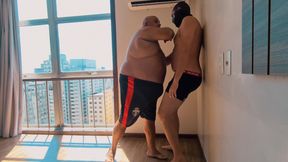 Brawling Bubba Vs. the Jobber: a Test of Strength on the Wall