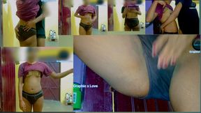 A bold and confident Desi beauty who loves to tease with charm and mystery