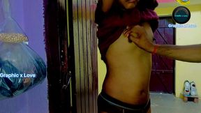 A bold and confident Desi beauty who loves to tease with charm and mystery