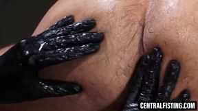CentralFisting.com - Zack's tight ass gaped by Brian's fist
