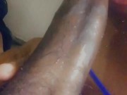I love sucking his dick, wanna see him cum in my pretty mouth? subscribe to our only fans for full
