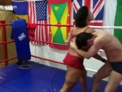 mixed wrestling ivy ballbust