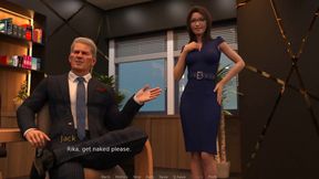 The East Block: Boss His Buddy and His Employees Foursome Sex in the Office Ended with Huge Cum Explosion - Episode 42