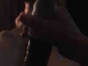 2 hours edging leads BWC to squirting cum eruption with cockring and Tenga egg !